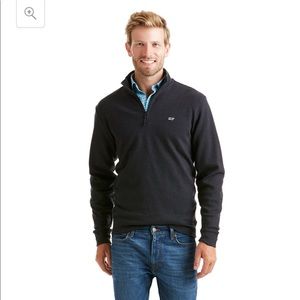 Heather Cotton Jersey 1/4 Zip